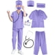 thumbnail image 3 of Conjunto de disfraz de médico para niños, traje quirúrgico, uniforme para niños y niñas, disfraz de Halloween, 3 of 5