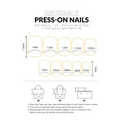 Wine-red Glamour Press-On Nails - 24PCS Short Square, Minimalist Style, Non-Toxic & Reusable