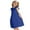 D10;Royal Blue, variant on YOUYEDIAN Plus Size Spring Girls Dresses Size 10-12 Plain Ruffle Sleeve Sun Dresses Crew Neck Midi Dress 2025 Summer Casual Dresses Beach Dresses,Light Brown 7-8 Years