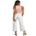 thumbnail image 2 of PENGXIANG Femmes Solide Couleur Réservoir Tout-Match Slim Élégant Sans Manches Crop Top, 2 of 7