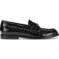 thumbnail image 2 of Franco Sarto Women's Riley Loafer Black Croco 8.5M, 2 of 5