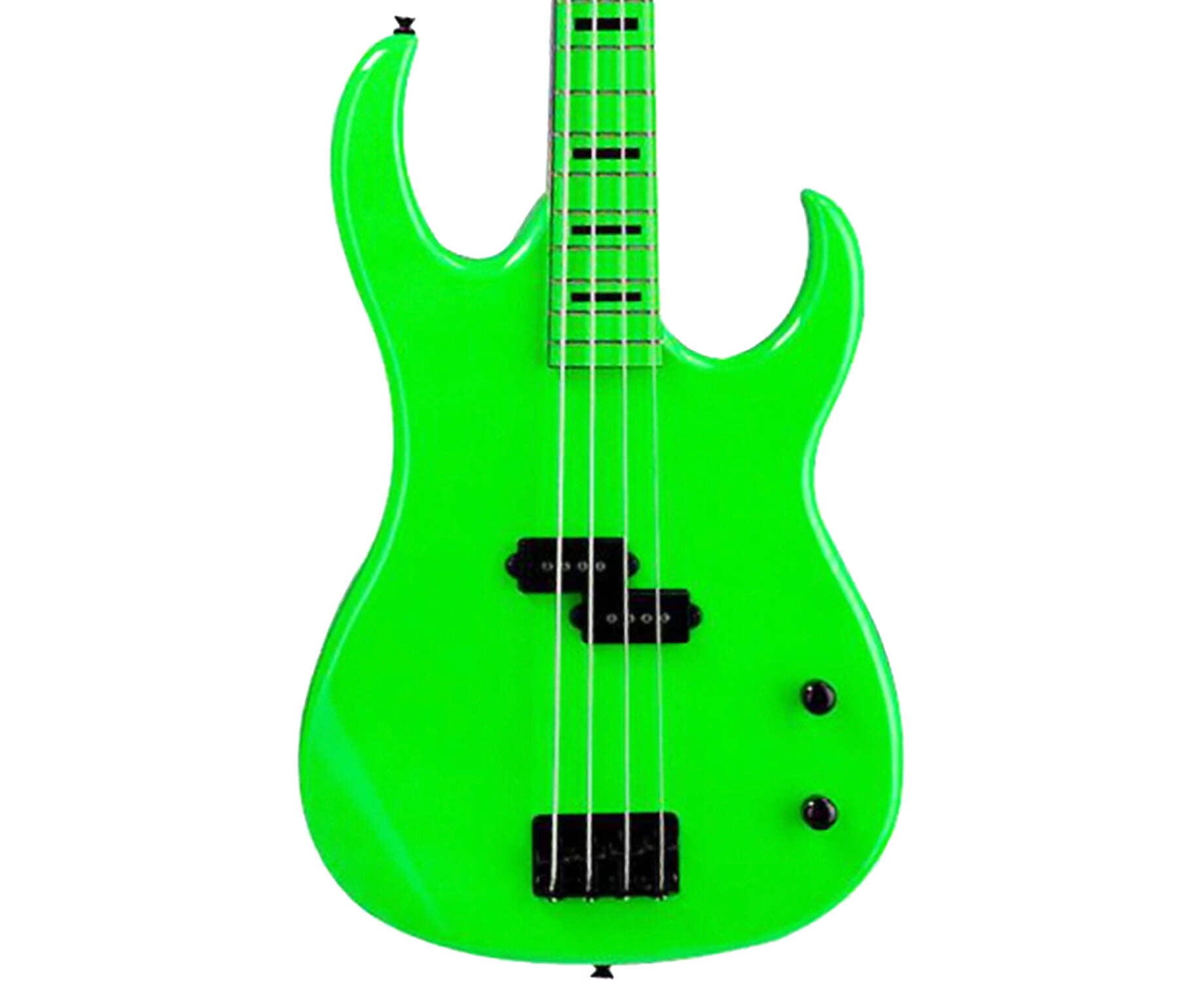 Dean Custom Zone Bass Guitar, Nuclear Green