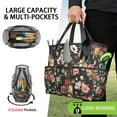 thumbnail image 2 of Garden Tool Bag,Pioneer Flower Floral Print Pattern Garden Tool Organizer,Garden Gifts,Waterproof Multi-Pocket Garden Tool Storage 11.8x5.5x11.4 Inch(Tools NOT Included), 2 of 6