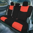 thumbnail image 2 of For 2014-2019 Toyota Corolla S,SE,LE (NOT FIT XSE) FH Group Ultraflex  Neoprene Custom Fit Car Seat Covers - Red Rear Seat, 2 of 5