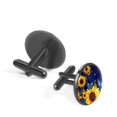 thumbnail image 2 of Sunflower Stainless Steel Cuff Links for Dress Shirts - for Formal Occasions and Business Attire, 2 of 6