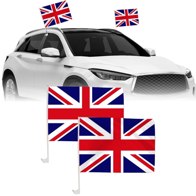 SIfdSeng Get it Fast Car Window Flag 45 X 30 Cm with Clip and 43 Cm Pole
