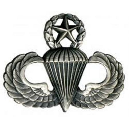 Army Master Parachutist Badge (Oxidized Finish)