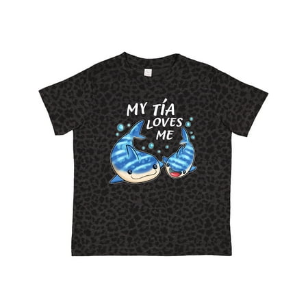 

Inktastic My Tía Loves Me- Whale Shark Gift Toddler Boy or Toddler Girl T-Shirt