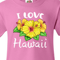thumbnail image 4 of Inktastic I Love Hawaii Hibiscus Flowers Youth T-Shirt, 4 of 5