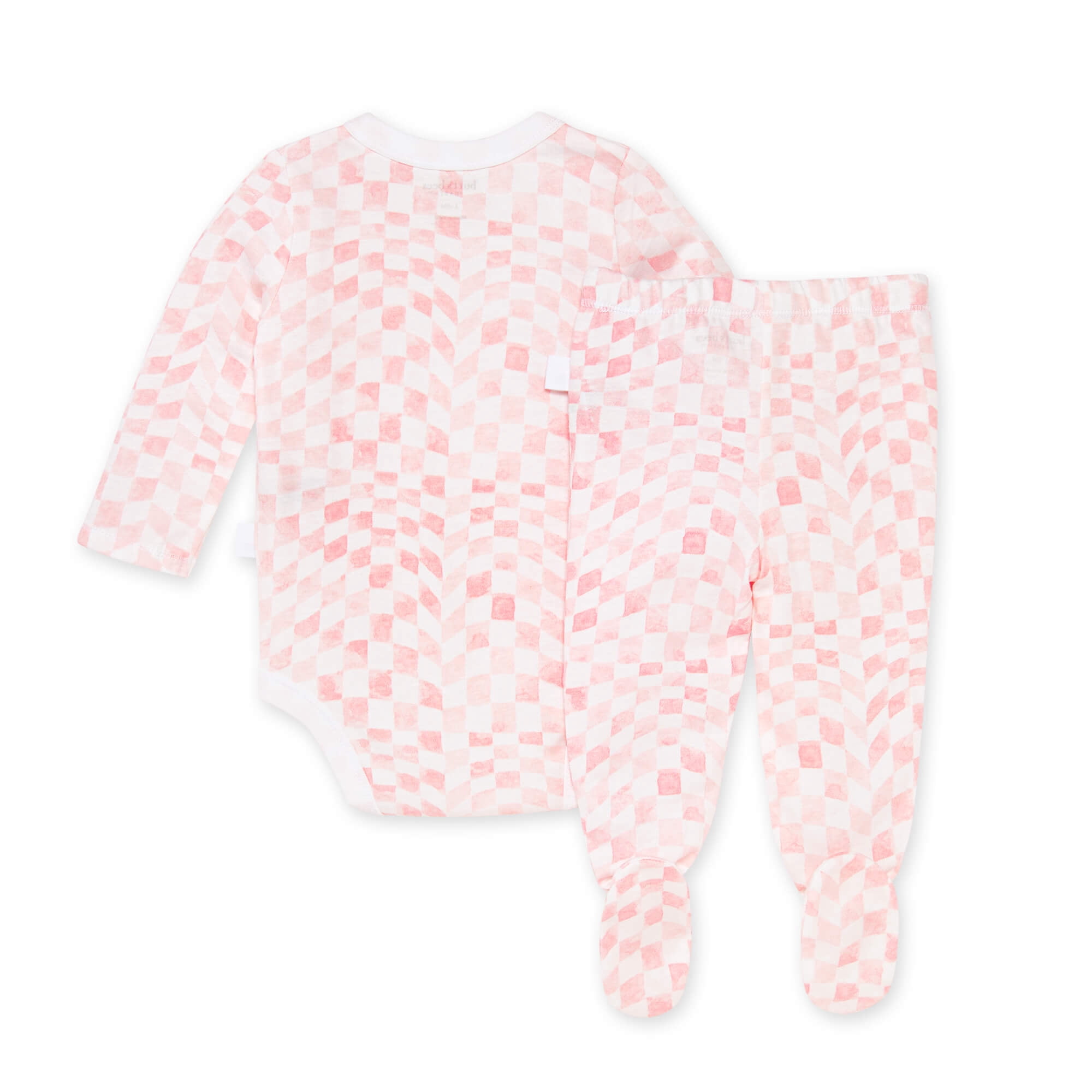 Burt's Bees Baby Organic Cotton Baby Girl Bodysuit & Footed Pant Set, Sizes Newborn-6/9 Months