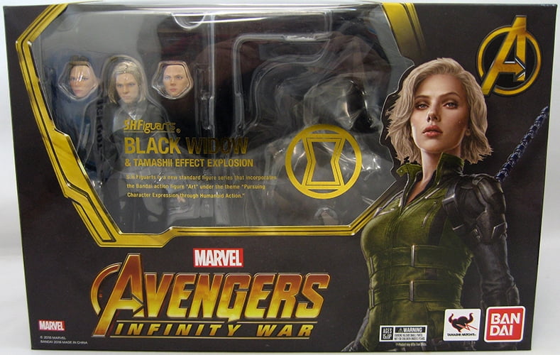 Figuarts AVENGERS INFINITY WAR Black Widow /& Tamashii Effect DLX Set Bandai S.H