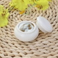 thumbnail image 2 of Mini Ceramics Cream Rouge Storage Tank Portable Travel Makeup Sealed Bottle (White), 2 of 8