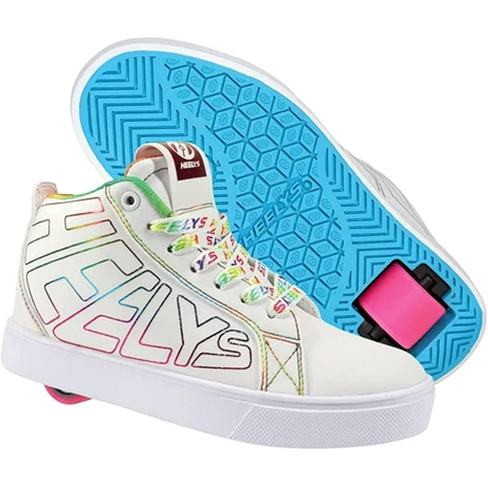 Heelys HEELYS Youth Kids Racer 20 Mid Wheels Skate Sneaker Shoes