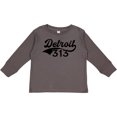 thumbnail image 3 of Inktastic Detroit 313 Boys or Girls Long Sleeve Toddler T-Shirt, 3 of 5