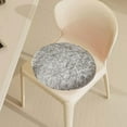 thumbnail image 6 of Outdoor Seat Pads Seat Cushionss 35x35 Round Plushs Cushions Tatami Chair Cushions Fart Cushions Floor Round Stool Dining Table Dining Chair Round Cushions Seat Cushions Winter Gray, 6 of 7