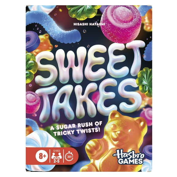 Sweet Takes Card Game for Kids, Teens, and Adults, Family Games for 2-5 Players, Ages 8 
