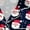 Navy_002, variant on Ediodpoh Christmas Family Pajamas Matching Sets Printed Imitation Silk Long Sleeve Parent Child Outfit Home Pajamas for Women Navy_002 XL