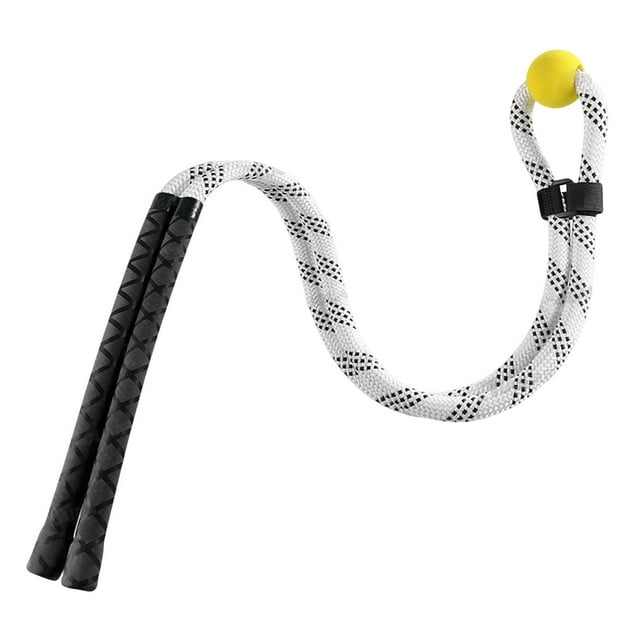 Cuerda de entrenamiento de swing de golf, accesorios de práctica, ayuda para ejercicios, calentamiento, resistente negro