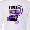 thumbnail image 4 of Inktastic I Wear Purple For My Mom Lupus Awareness Long Sleeve Youth T-Shirt, 4 of 5