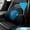 Black Lubar Support, variant on Skechers Car Seat Cushion, Gel Infused Memory Foam Seat Cushion, Cooling Breathable Car Cushion, Non-Slip Driving Seat Cushion, Ergonomic Support Cushion for Car Truck Office Chair, Black