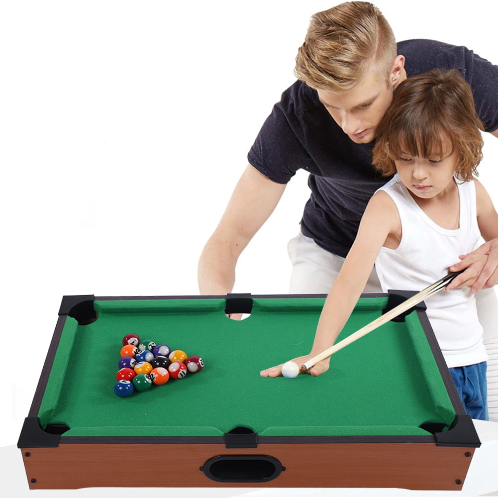 LYUMO Mini Tabletop Billiard Pool Set Portable Billiard Snooker Table