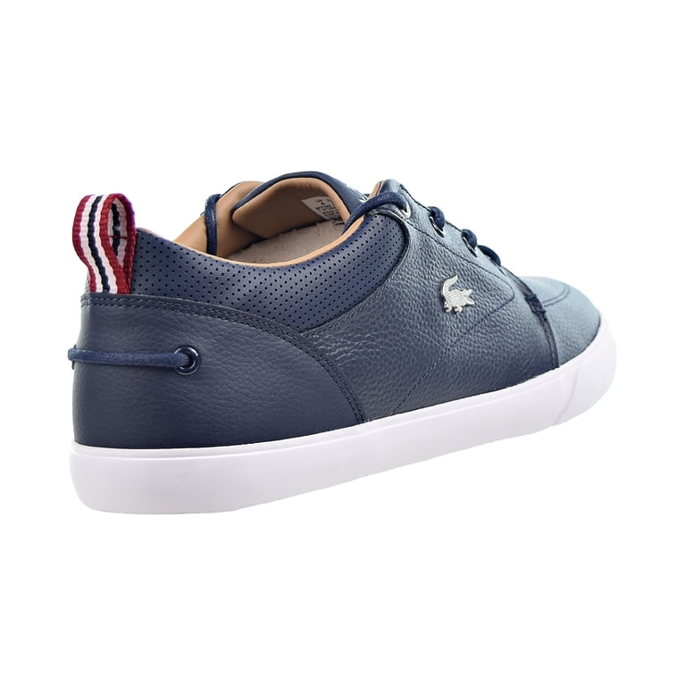 Lacoste Mens Bayliss Sneaker, Navy Leather Shoes, Adult Size  display picture 2