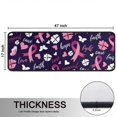 thumbnail image 5 of Kitchen Rugs Sets Of 2,Pink Breast Cancer and Pioneer Flower Anti Fatigue Kitchen Mat Rugs Non Slip Washable,Decorative Kitchen Floor Mats for Kitchen,Sink,Laundry,17"x47"+17"x47", 5 of 5