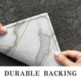 thumbnail image 6 of White Marble Gold Line Pattern Door Rugs,Washable Non Slip Door Mats Indoor,Decorative Door Mats,Entry Mat Indoor for Entrance,Bedroom,Kitchen,Bathroom,16"x47", 6 of 6