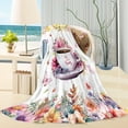 thumbnail image 4 of Coffee Blanket for Women,Super Soft Throw Blanket 50 * 60in for Couches Chairs Beds, 4 of 6