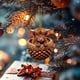 thumbnail image 5 of Adornos navideños Chopper de 8 cm con diseño de animales del bosque, para árbol de Navidad, regalo navideño, decoración colgante, decoración de jardín, decoración navideña y de Halloween., 5 of 6
