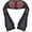 Black four-button, variant on Heated neck and shoulder massage shawl, multifunctional kneading massage pillow, universal massager for waist, back, legs, and whole body
