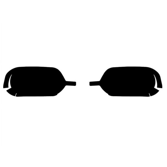 Rvinyl Headlight Protection Film Covers Compatible with Ford Bronco 2021-2024 (Sport) - Blackout