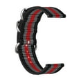 thumbnail image 4 of Hearth & Gear 【18mm】Adjustable Sliding Buckle Nylon Woven Breathable Solid Color Strap For Models Smartwatches Mens Easy Read Watch Classic Mens Watch No Date Infantry for Men with Leather Bands, 4 of 7