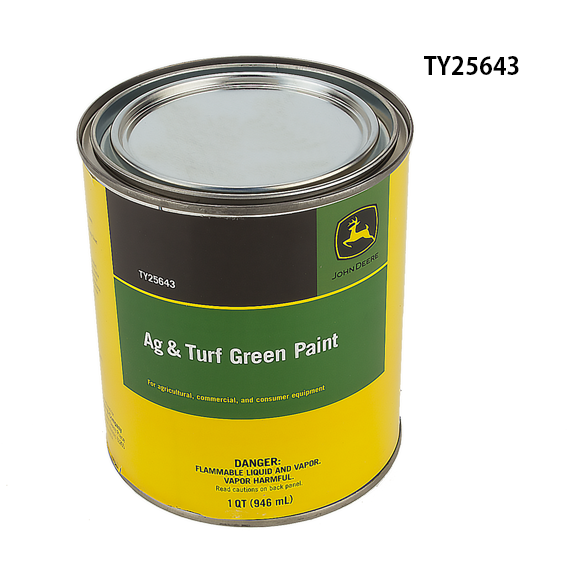 John Deere Green Paint Quart Can TY25643