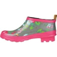 thumbnail image 4 of Women's Journee Collection Rainer Rain Boot Grey Floral Rubber 10 M, 4 of 5