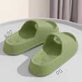 thumbnail image 6 of Home Arch Support Slippers Indoor/outdoor Silent Foot Massage Non-Slip Quick-Drying Bathroom Slipper For Men And Women Green 37, 6 of 6