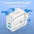 thumbnail image 4 of TopLLC UK QC 3.0 Quick Charger 18W USB PD Plug Two Power Ports Travel Charger For Phone, 4 of 5