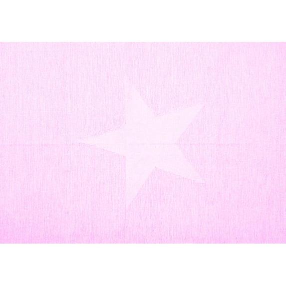 Ahgly Company Indoor Rectangle Solid Pink Modern Area Rugs, 5' x 8'