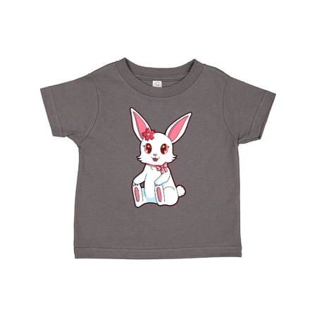 

Inktastic Happy Easter Girl Bunny in Pink Gift Toddler Toddler Girl T-Shirt