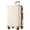 Brown white, variant on Hardshell Luggage, Lightweight Durable ABS Suitcases with Double Wheels, Expandable 24-inch Checked Luggage 24" (Green)