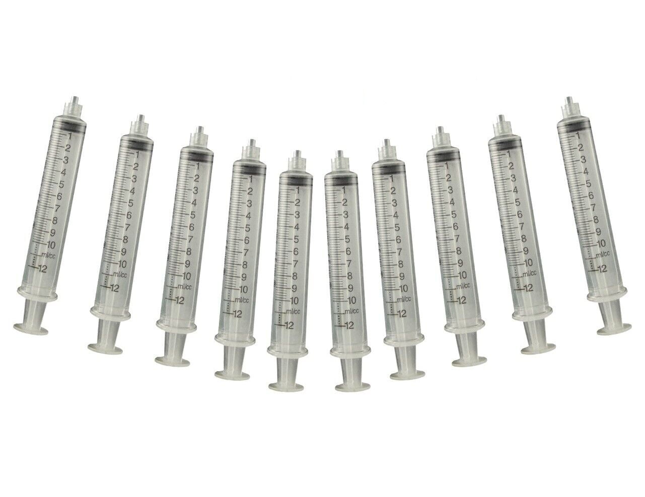 Plastic NonSterile Dispensing Syringe Without Needle 10ML Pack of 10