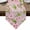Brown, variant on Pink Peach Flowers Table Runner Linen Burlap Table Runner 36 Inches Small Spring Botanical Watercolor Floral Green Dresser Scarves for Kitchen Island Coffee Dining Room Party Holiday Decor 13"x36"