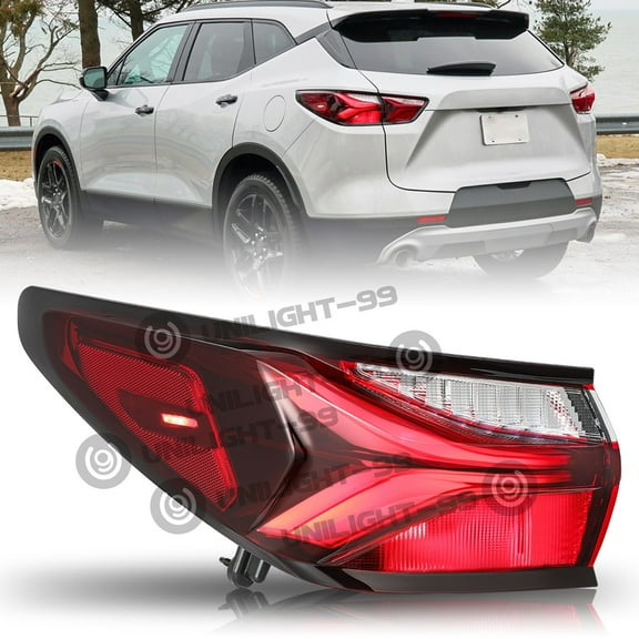 LED Tail Light Left Side For 2019-2022 Chevy Blazer Taillight Brake Lamp