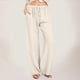 thumbnail image 1 of WILLBEST Pantalones Casuales elegantes para Mujer, de Corte Ajustado, Cintura Alta, Pierna Ancha, para Comodidad y Versatilidad Diarias. Grande, 1 of 5