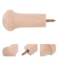 thumbnail image 2 of ColoMX 10 Uds. De clavijas de madera sin terminar para ropa, sombreros, toallas, ganchos para agitar, ganchos para toallas, ganchos para abrigos de pared, ganchos decorativos para sombreros, 2 of 8
