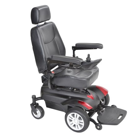 Drive Medical Titan X16 Front Wheel Power Wheelchair, Full Back Captain's Seat