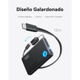 thumbnail image 4 of INIU 45W Power Bank, Slimmest 10000mAh Bateria Portatil with Attached USC C Cable, Cargador Tipo C Carga Rapida, Pila Portatil para Viajar Compatible con iPhone 17 16 15 Series, Galaxy, Xiaomi, iPad, 4 of 9