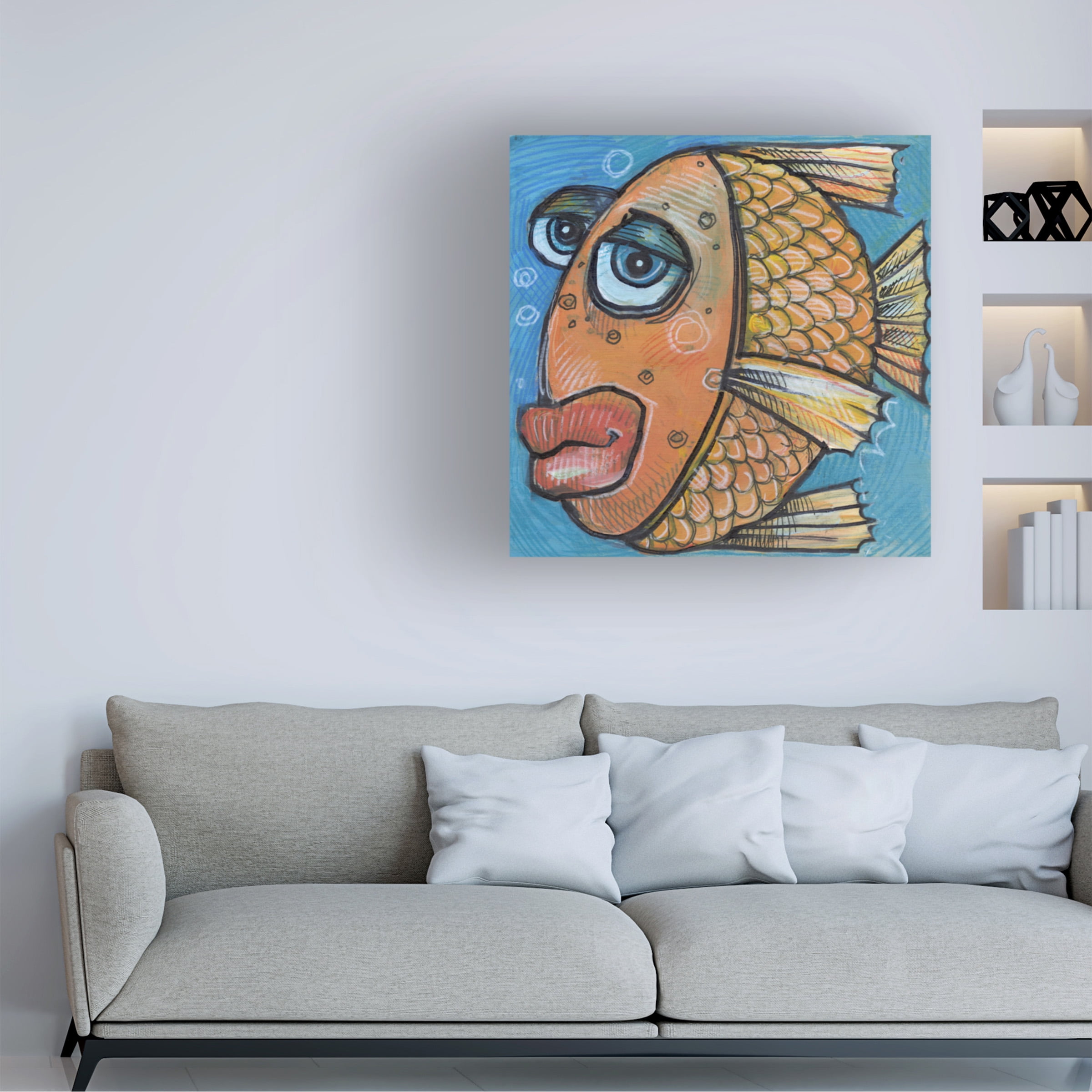 Tim Nyberg 'Fish 4 2019' Canvas Art