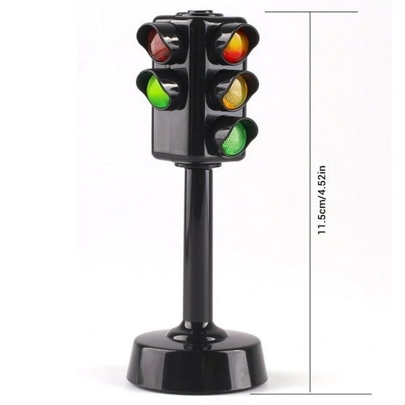 Mini Traffic Signs Light Traffic Lights Toys Collection Model Red Green Light Lamp Educational Toys