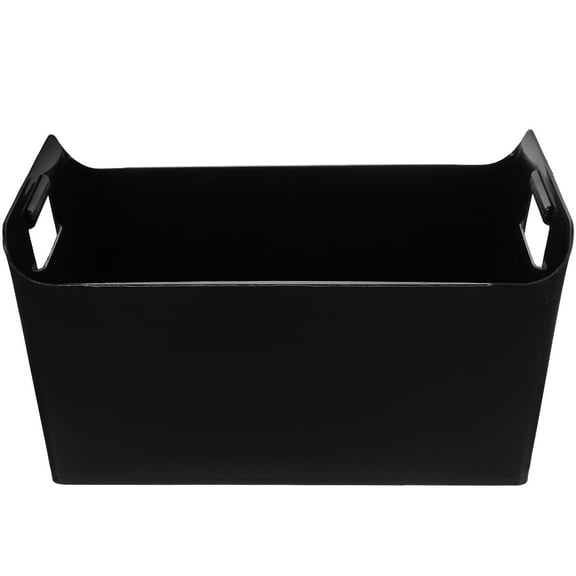 HAMPPLIES Small Plastic Bucket Ice Cube Container Black PP 1Set